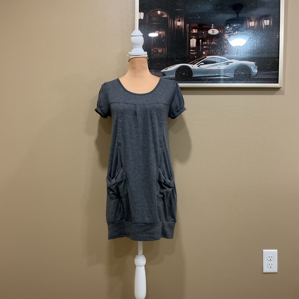 Gray Mini Dress